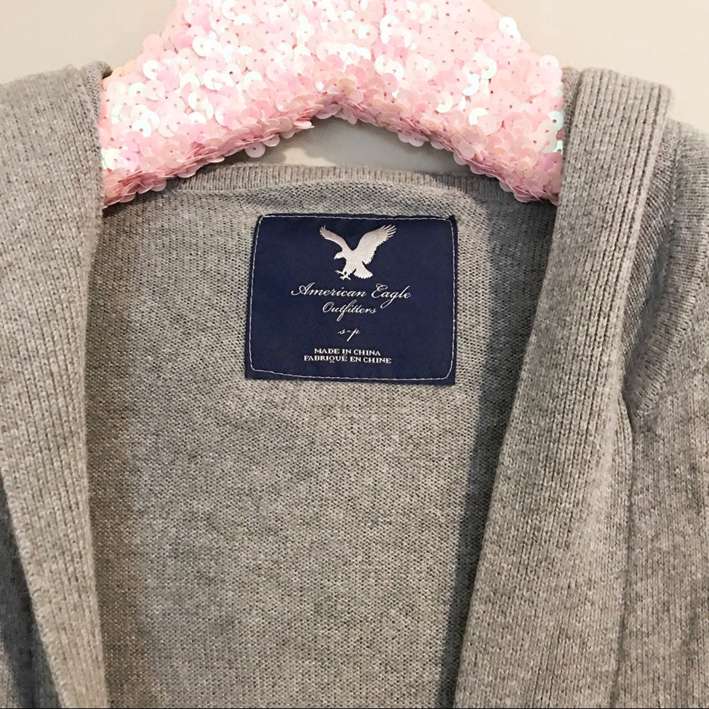American Eagle | Hodded Button Down Sweater - image 3